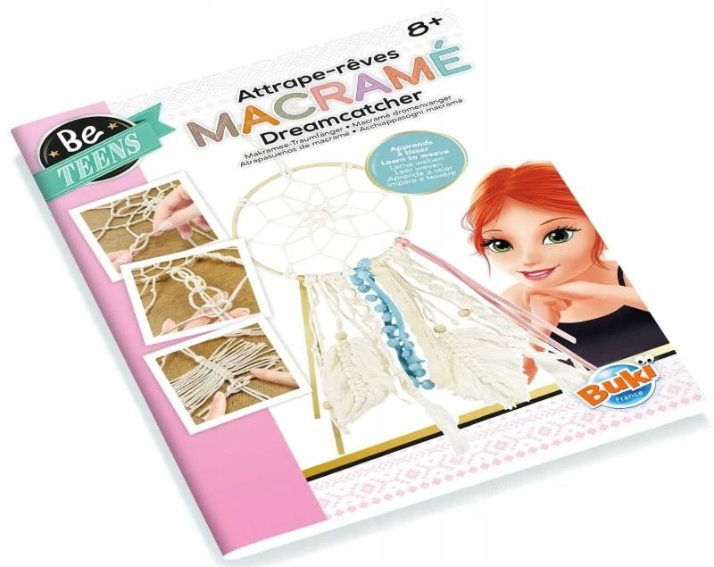 Kūrybinis rinkinys Makramė Sapnų gaudyklė 19cm Buki
