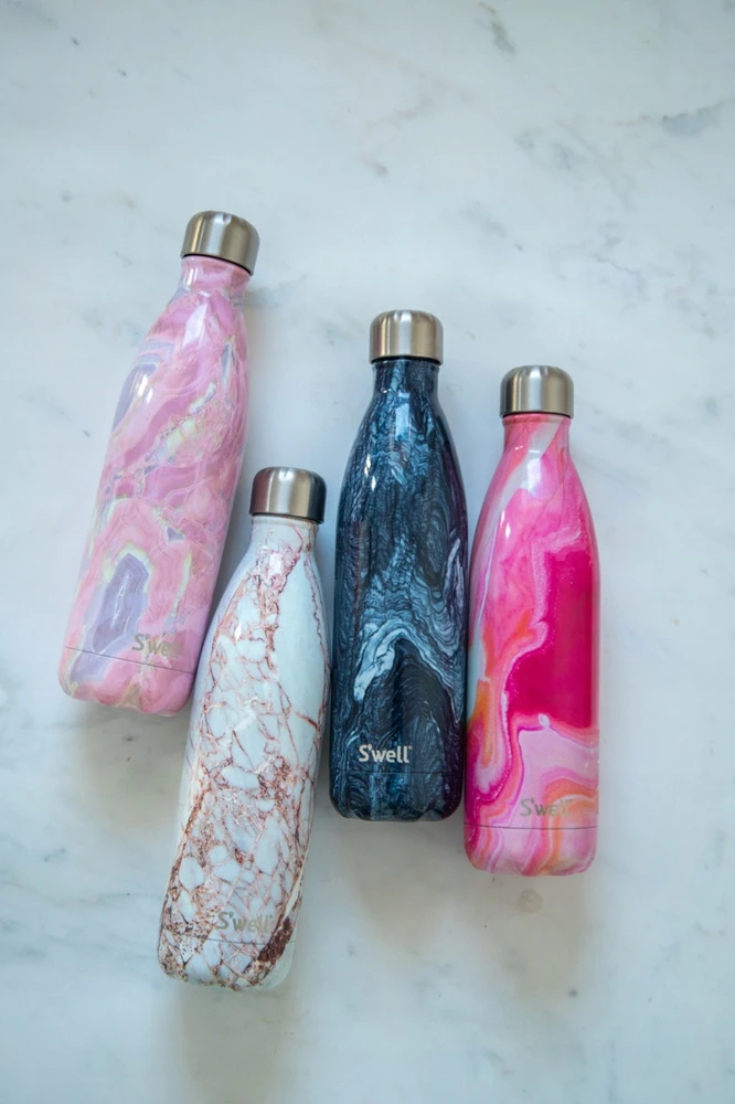 Bulit S'well 750ml vandens butelis - Geode Rose