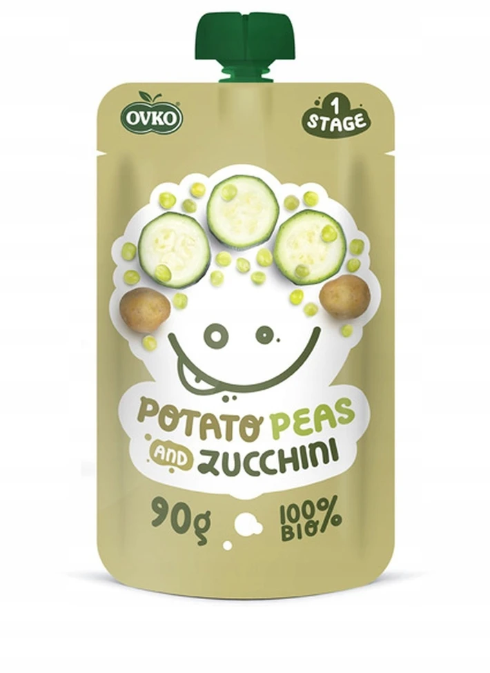 Bulvių-Žirnių-Cukinijų patiekalas po 6 mėn. BIO OVKO
