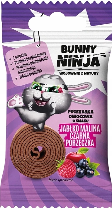 BUNNY NINJA užkandis skonių MIŠINIS 15g x 6 vnt