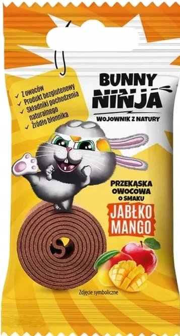 BUNNY NINJA užkandis skonių MIŠINIS 15g x 6 vnt