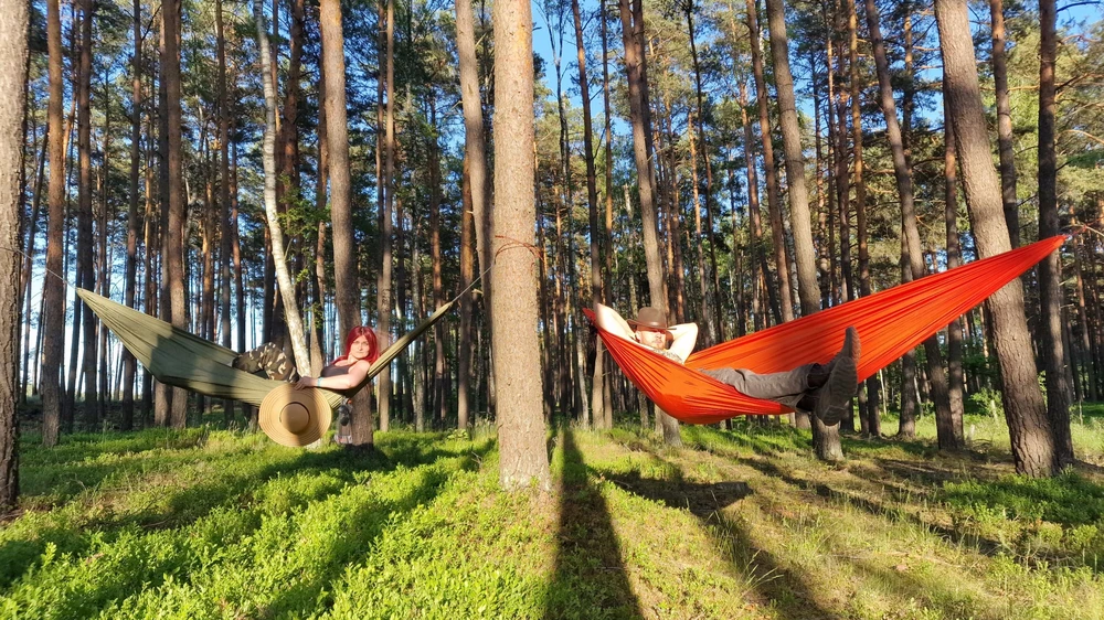 Bushmen Easy hamakas oranžinis