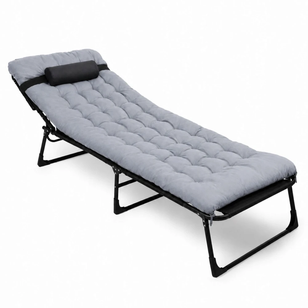 BUSINESS sulankstoma kempingo lova, kanoja PREMIUM 200x68 cm -