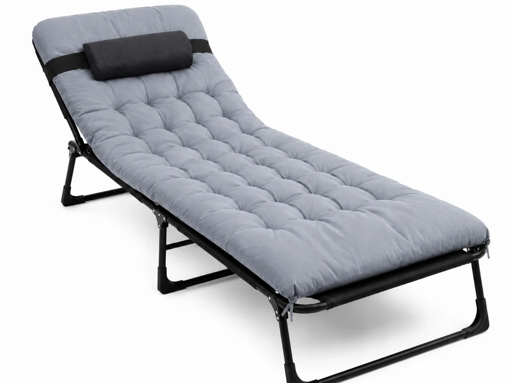 BUSINESS sulankstoma kempingo lova, kanoja PREMIUM 200x68 cm -