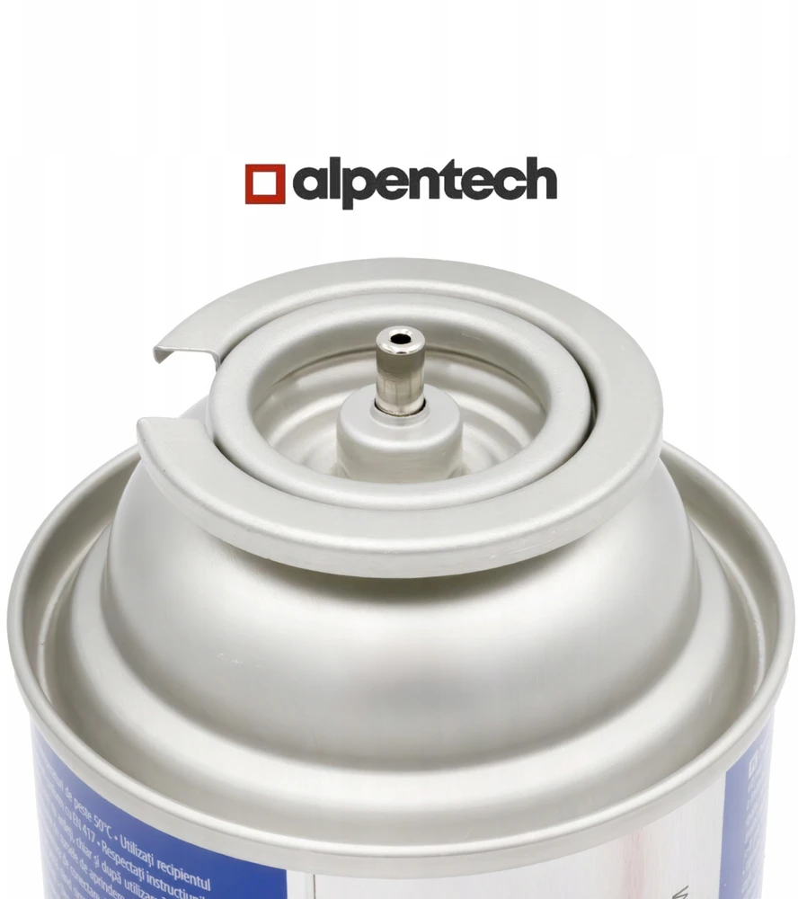 Inko Time Kartusz „Alpentech“ 433 ml dujų balionėlis, atitinkantis EN417 standartą, izobutanas, EPS sistema, IK301