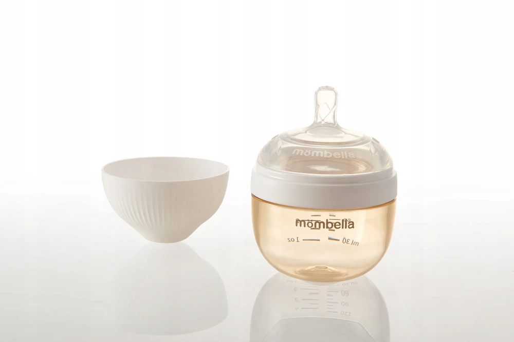 BUTELĖLIS NAUJAI GIMIMS IVORY PPSU 120 ml MOMBELLA