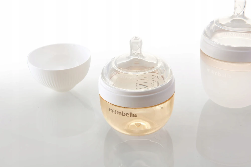 BUTELĖLIS NAUJAI GIMIMS IVORY PPSU 120 ml MOMBELLA