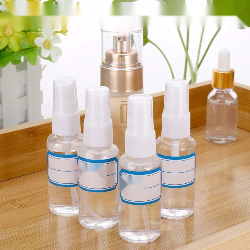 Buteliukas 30 ml, 36 vnt. su purkštuvu, permatomas plastikinis indelis