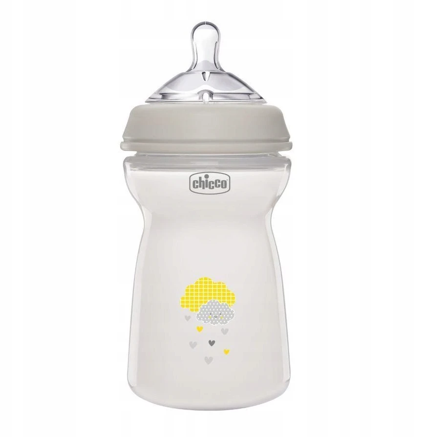 Chicco NaturalFeeling silikoninis buteliukas kūdikiui 330ml 6M+