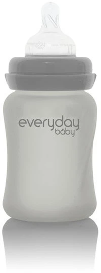 Buteliukas kūdikiui su čiulptuku, STIKLAS, 0-3 m, 150 ml Everyday Baby