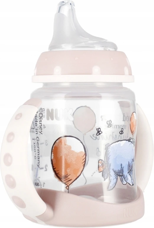 Buteliukas NUK First Choise Donkey, rožinis, 6-18 mėn, 150 ml