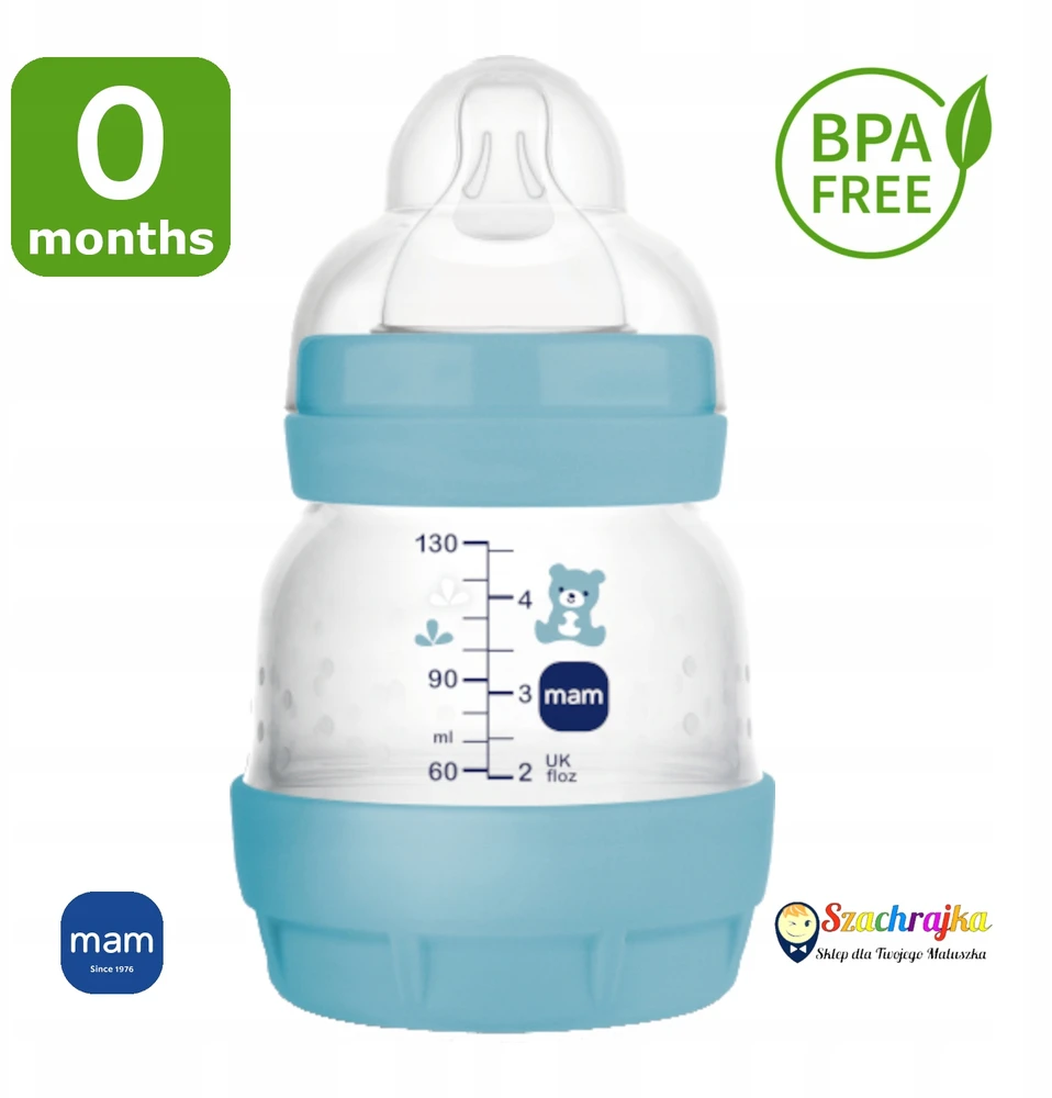 MAM 851070 Perfect Start Planet Love buteliukas nuo dieglių 130ml berniukas