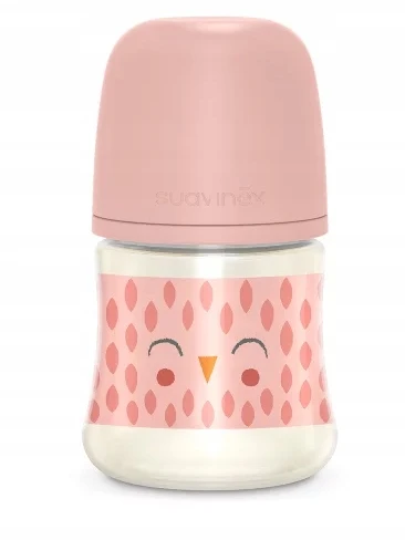 Buteliukas Suavinex, 150 ml, 0 m+, rožinis