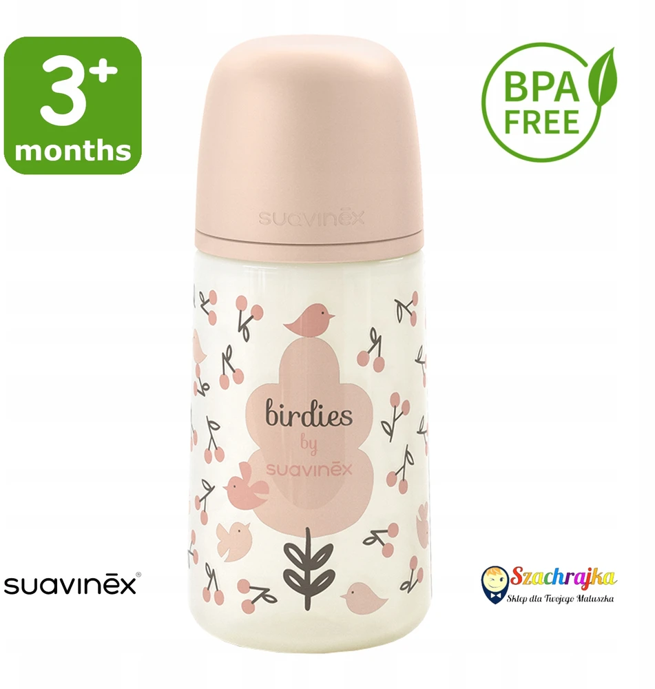 Buteliukas Suavinex 270 ml, Forest Rožinė