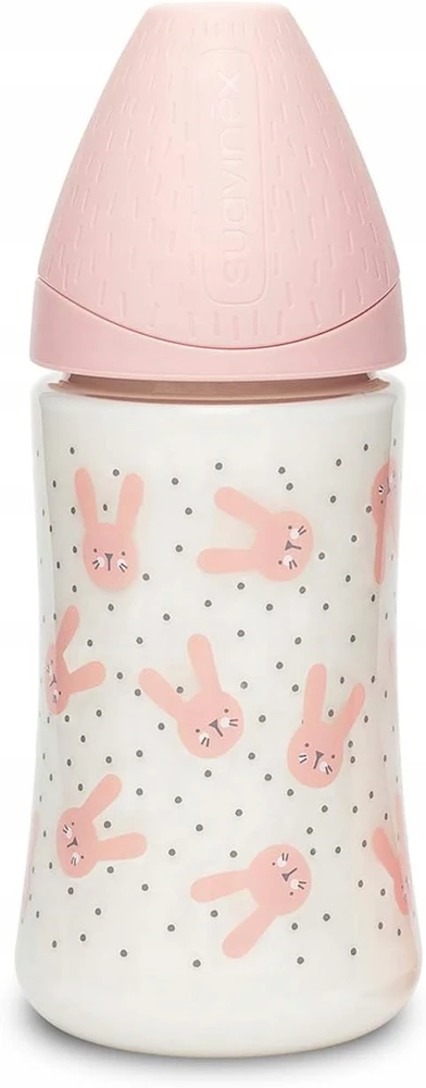 Buteliukas Suavinex 270 ml, Rabbit Rožinė