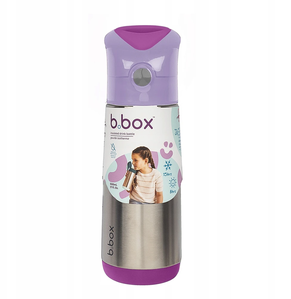 Buteliukas termiczna B.Box 500 ml Sugar Plum