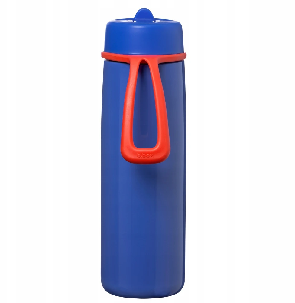 Buteliukas termiczna na wodę 690ml termos ze słomką plieno Superman b.box