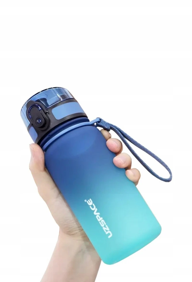 Buteliukas turystyczna Uzspace Tritan Gradient 3034 350 ml mėlyna