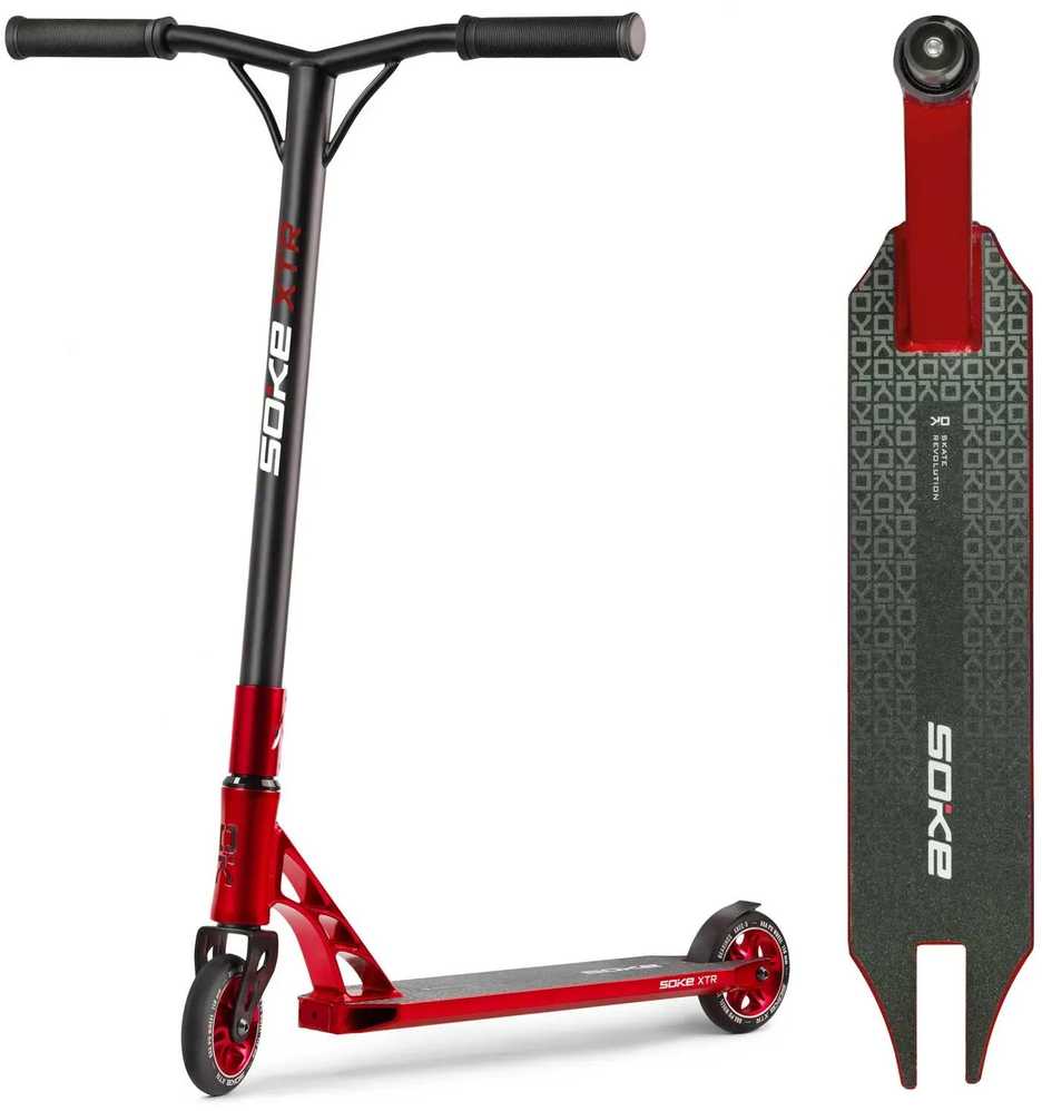 buvo SOKE XTR raudonas paspirtukas