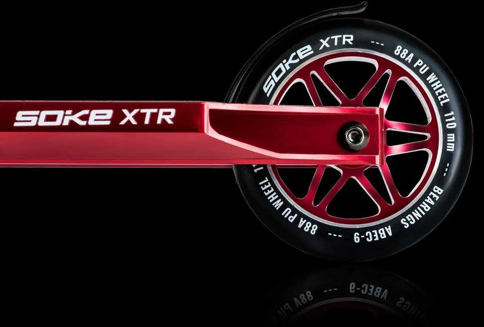 buvo SOKE XTR raudonas paspirtukas