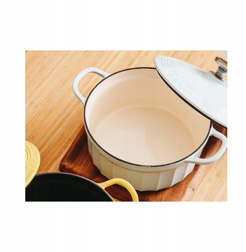 Mellow Yellow Buydeem CP521 emaliuoti ketaus indai 2,9l Pastel Baltas