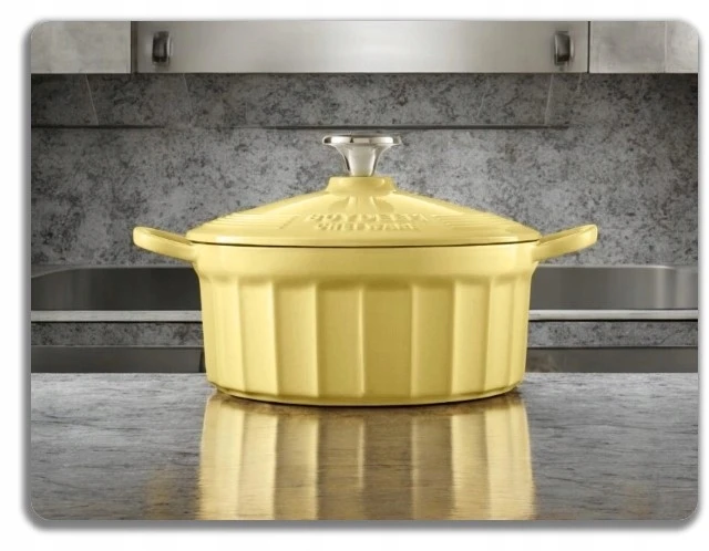 Mellow Yellow Buydeem CP521 emaliuoti ketaus indai 2,9l Pastel Geltona