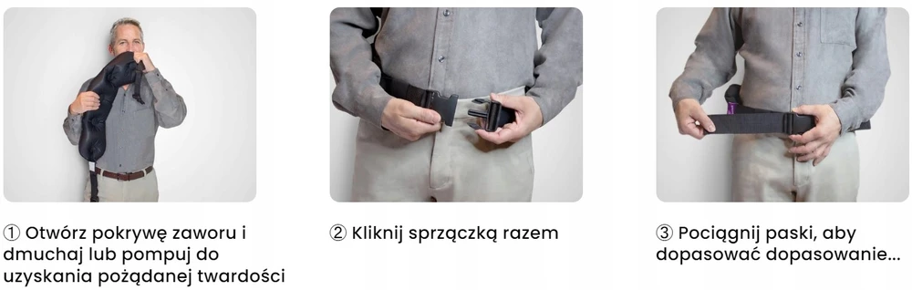Cabeau Diržas juosmens padėčiai koreguoti, prisipučiamas, universalus dydis
