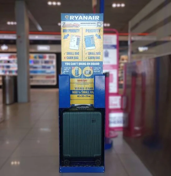 CabinFly Cruisair 55x40x20 cm Lagaminas, tinkantis Ryanair rankinis bagažas, Rožinis
