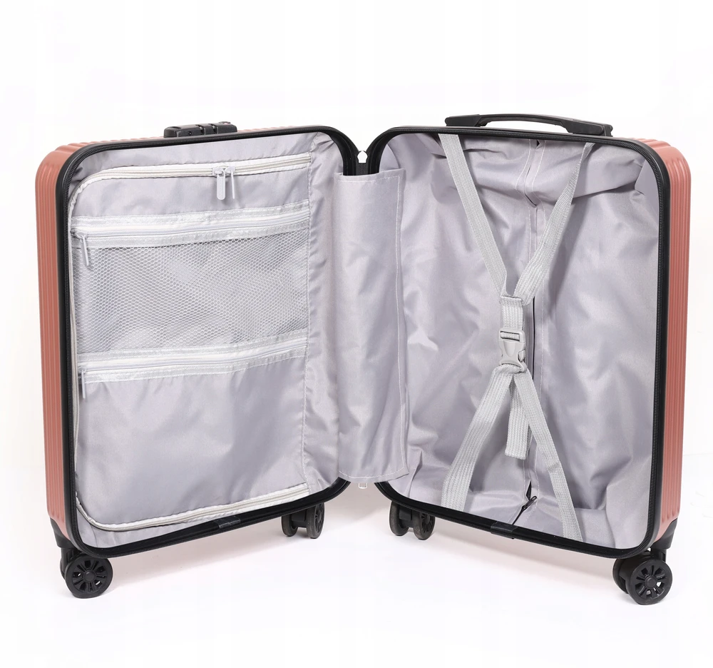 CabinFly Cruisair 55x40x20 cm Lagaminas, tinkantis Ryanair rankinis bagažas, Rožinis