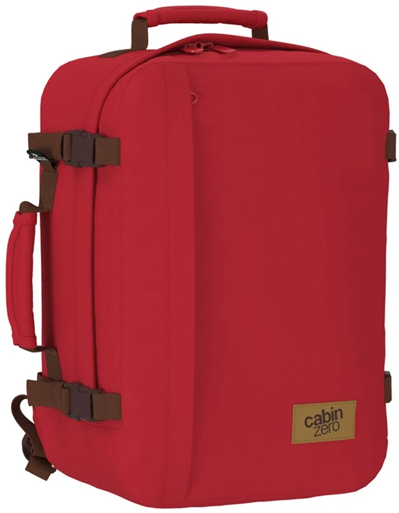 Cabinzero Classic 36l kelioninis kuprinės-rankinės, London Raudona