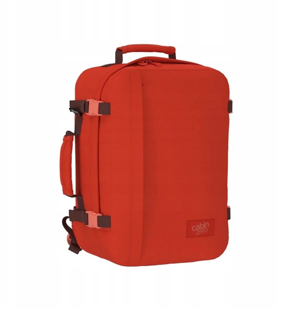 Cabinzero Classic 36l kelioninis rankinis bagažo kuprinė, raudona