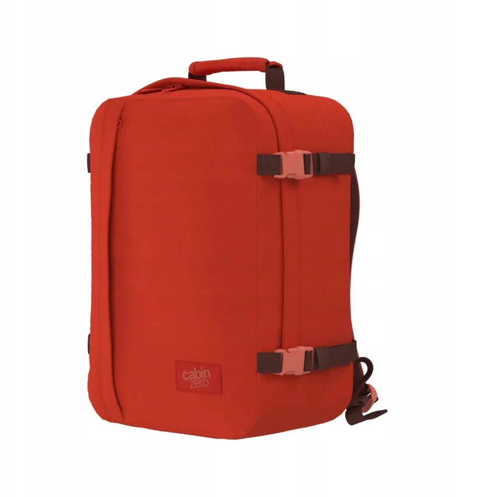 Cabinzero Classic 36l kelioninis rankinis bagažo kuprinė, raudona