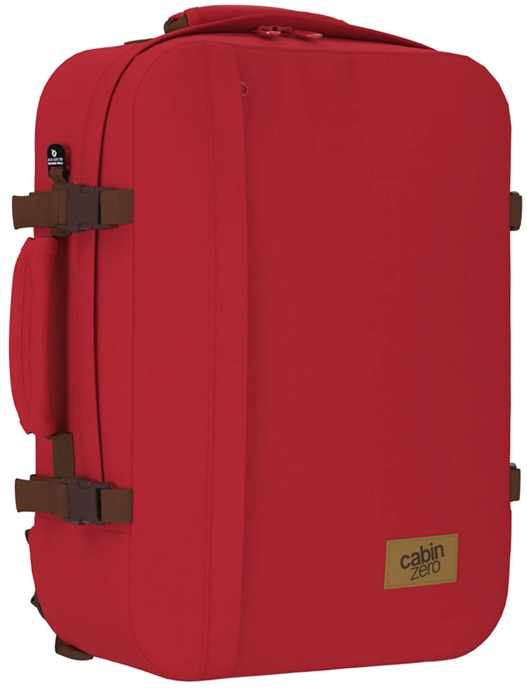 Cabinzero Classic 44l kelioninis kuprinė, London Raudona