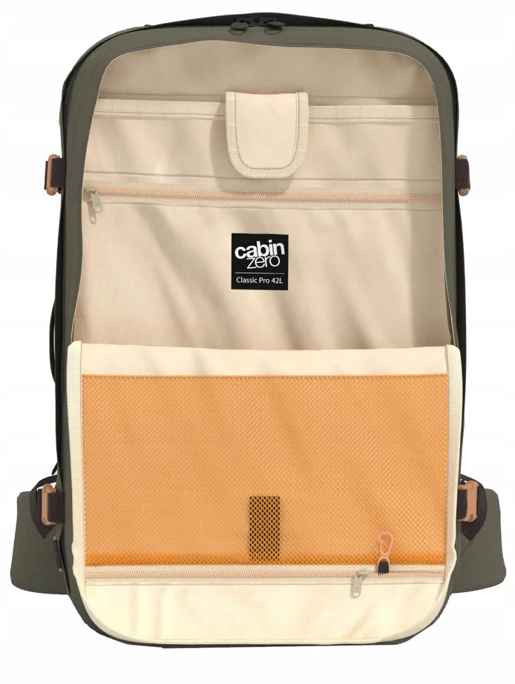 Cabinzero Classic Pro 42l kelioninis kuprinės-rankinės dėklas - pilkas