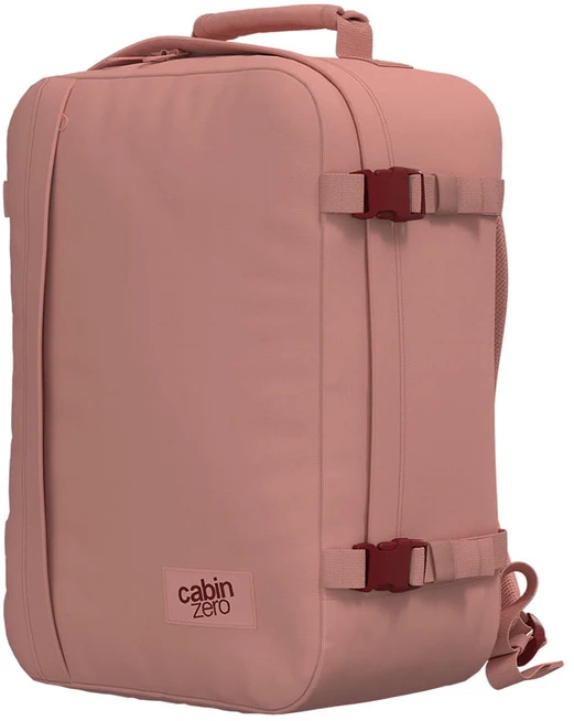 Cabinzero Mini 28l kelioninis rankinio bagažo kuprinė - Macaroon Rožinė