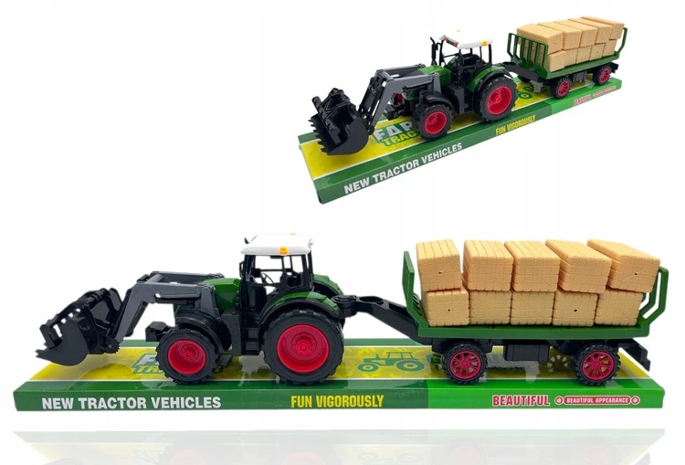 Cabo-Toys DIDELIS TRAKTORIUS SU GRABALIU 60 cm TRAKTORIUS SU Plūgu