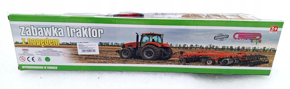 Cabo-Toys DIDELIS TRAKTORIUS SU GRABALIU 60 cm TRAKTORIUS SU Plūgu