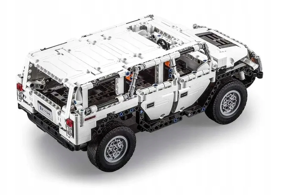 CADA Auto RC Off-Road statybiniai blokeliai 575 vnt. NUOTOLINIO PULTO VALDOMAS 4x4 LED