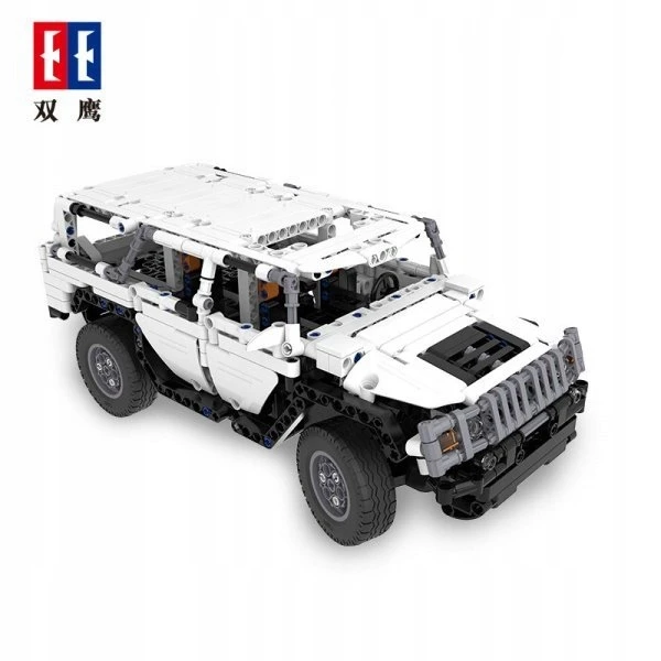 CADA Auto RC Off-Road statybiniai blokeliai 575 vnt. NUOTOLINIO PULTO VALDOMAS 4x4 LED