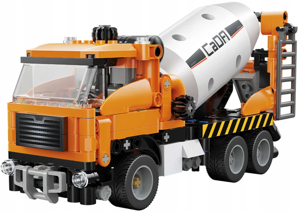 CADA Betono maišyklė statybinė transporto priemonė 368 elementai C65021W