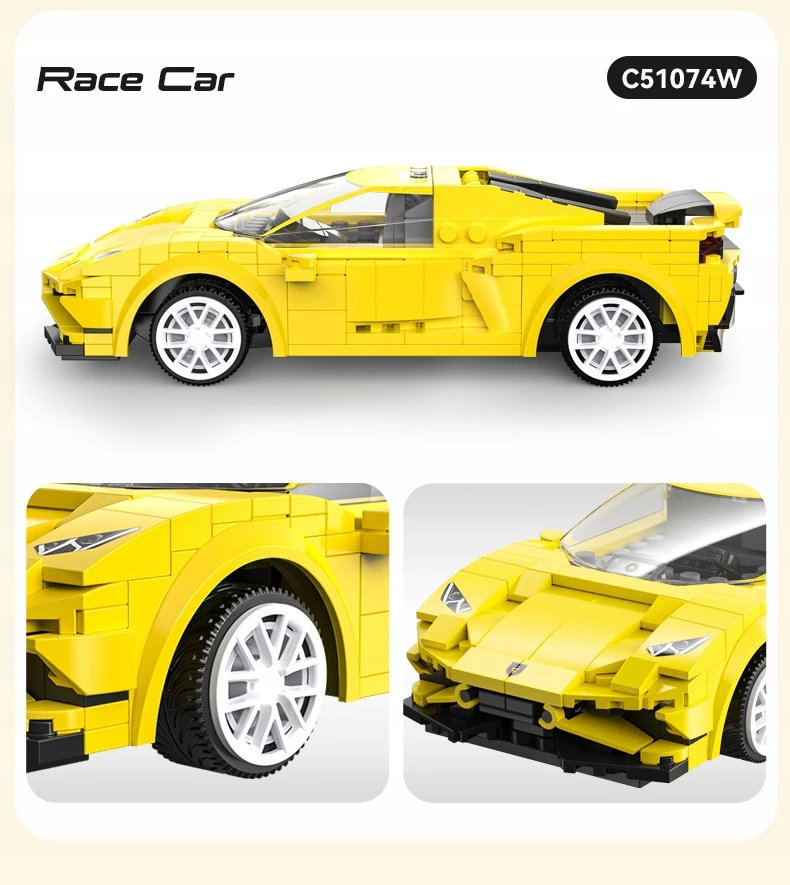 CADA BLOCKI RC lenktyninis automobilis dvigubas režimas