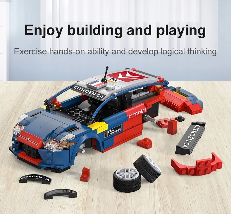 CADA BLOKAI CITROEN C4 WRC RC 329 EL RALLY AUTOMOBILIS.