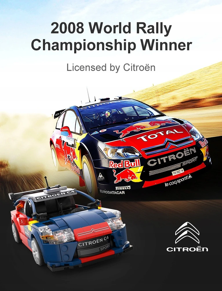 CADA BLOKAI CITROEN C4 WRC RC 329 EL RALLY AUTOMOBILIS.