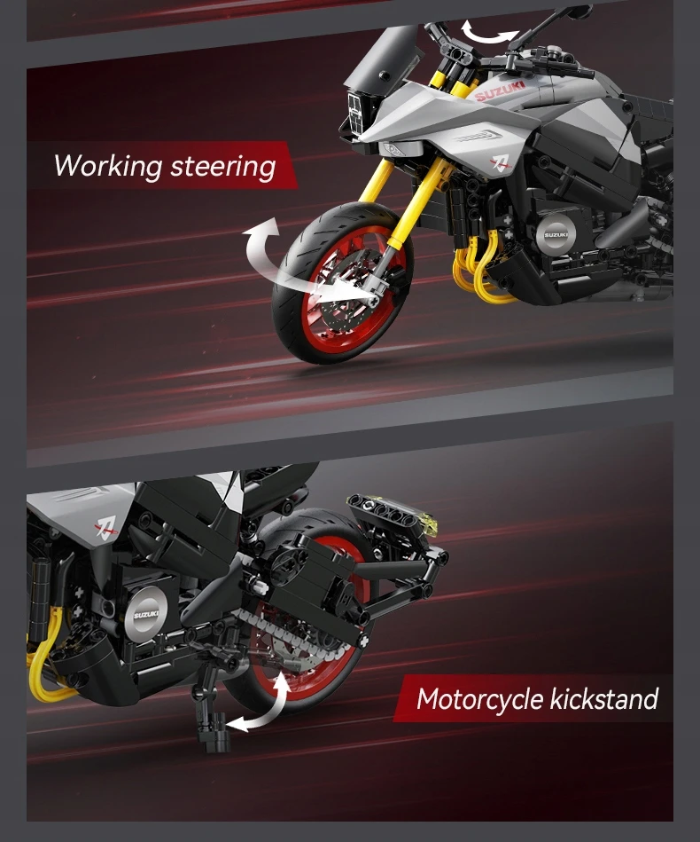 CADA BLOKAI MOTORINIS MOTOCIKLIS SUZUKI KATANA SAMURAI 1104 EL. KAIP DOVANA