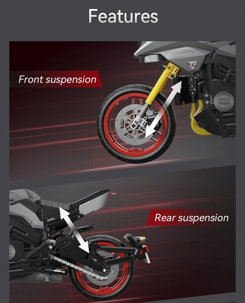 CADA BLOKAI MOTORINIS MOTOCIKLIS SUZUKI KATANA SAMURAI 1104 EL. KAIP DOVANA