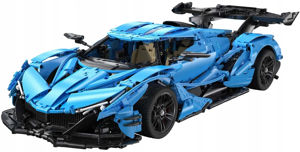 CADA BLOKAI SPORTINIS AUTOMOBILIS 60CM V12 HYPERCAR RACING CAR 3865EL.