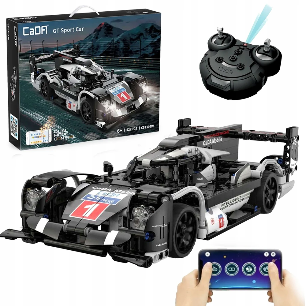CADA BLOKAI SPORTINIS AUTOMOBILIS DIDELIS GT SPORTINIS AUTOMOBILIS LE MANS RC 427 EL. +LED