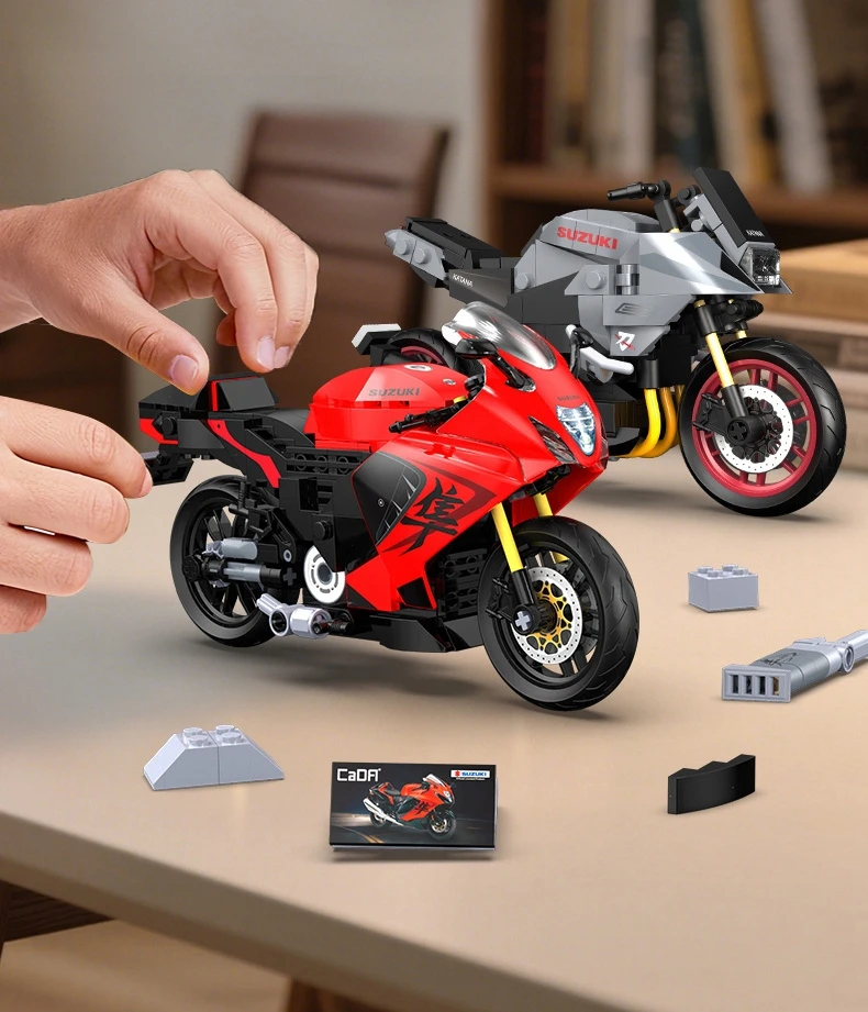 CADA BLOKAI SUZUKI HAYABUSA MOTOCIKLA 1:12 299 ELEMENTAI