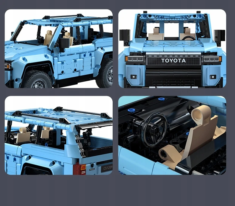 CADA BLOKAI TOYOTA LAND CRUISER PRADO LC250 1:14 RC NUOTOLINIO PULTO 586EL