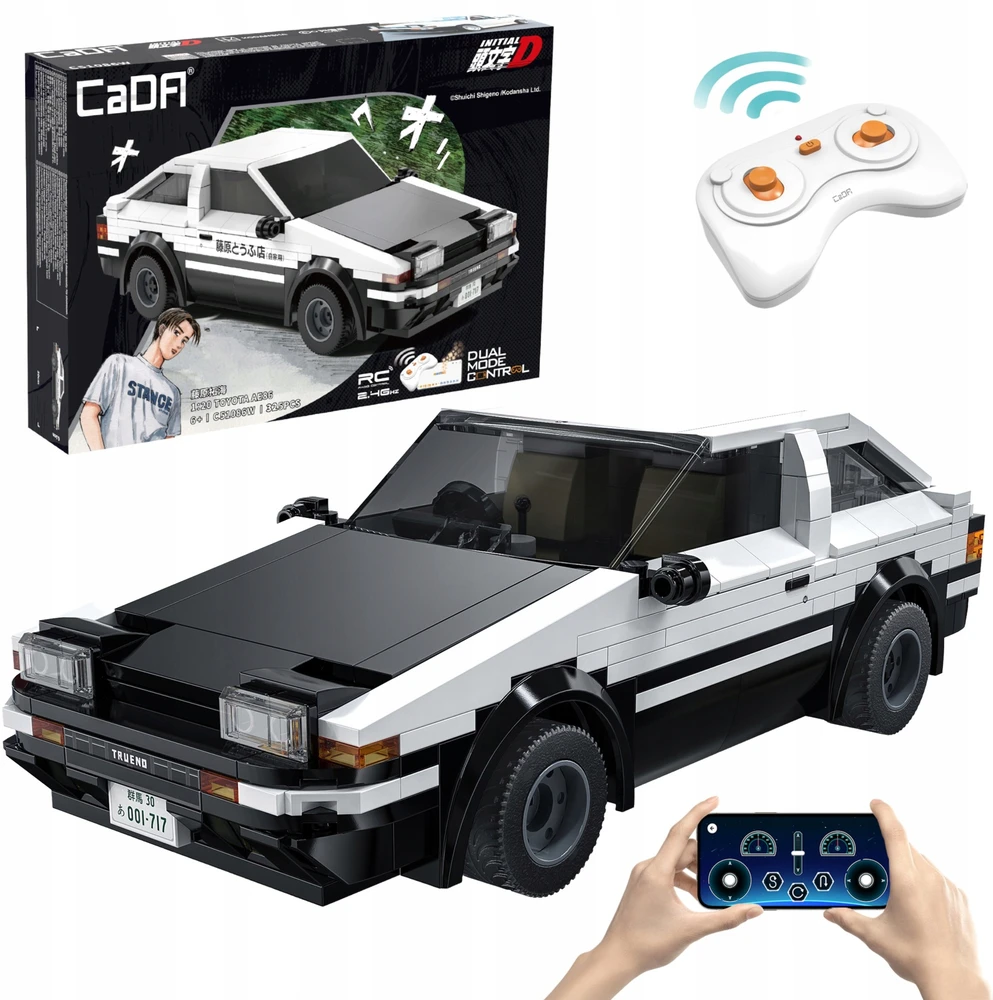 CADA BLOKAI TOYOTA TRUENO AE86 INITIAL-D MANGA ANIME nuotolinio valdymo pulteliu